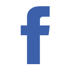 Facebook blue icon.